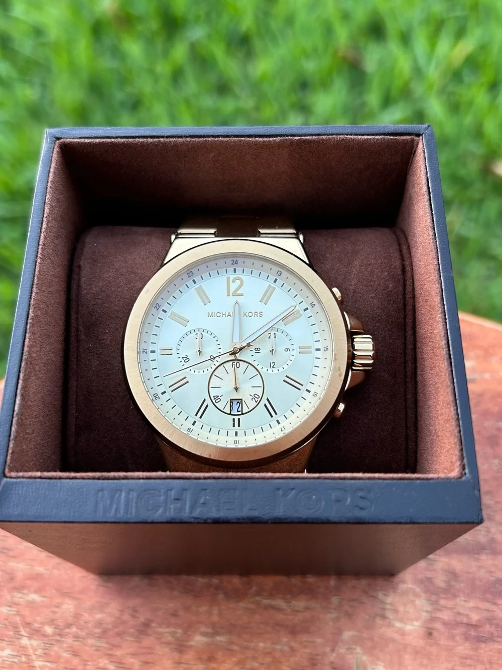 Michael Kors MK8278 Gold Chronograph Watch